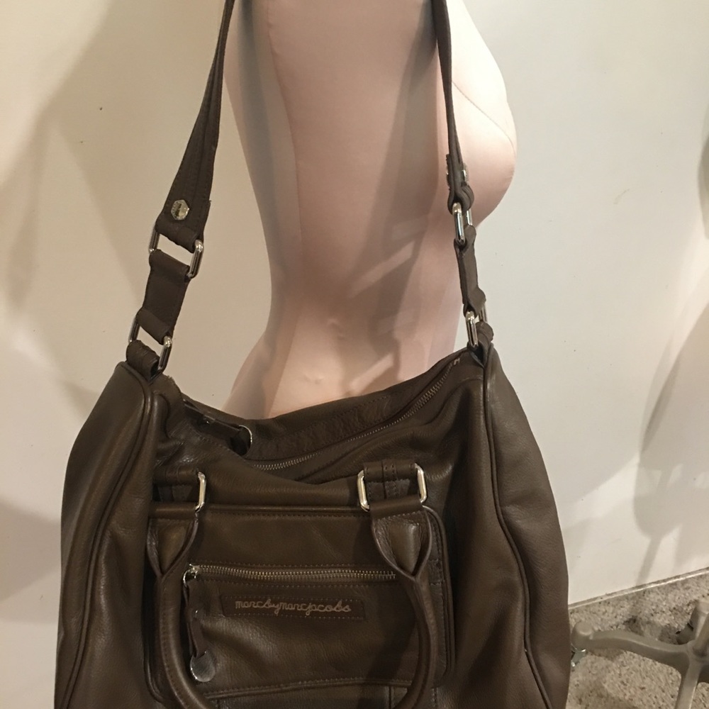 Marc Jacobs Brown Leather Purse NEW w/Tags & Duster Bag Gorgeous Marc Jacobs Bag - Picture 7 of 15